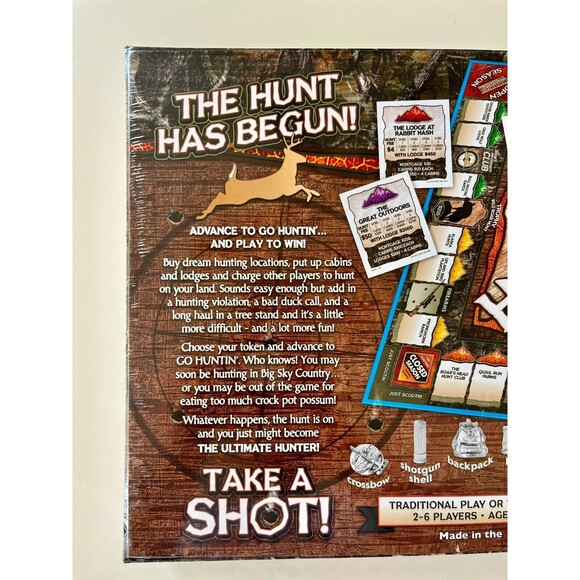 NEW Huntingopoly A Hunting Themed Monopoly Board Game Hunter - Picture 5 of 6